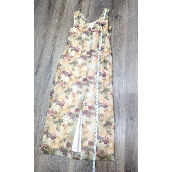 Vintage 90s Floral Crinkle Dress Size 8 Cottagecore Fairycore - Picture 8 of 8